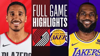 TRAIL BLAZERS at LAKERS  FULL GAME HIGHLIGHTS  January 21 2024 [upl. by Llenad]