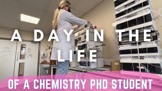 A REALISTIC day in the life of a PhD student in Chemistry  PhD vlog [upl. by Aleron896]