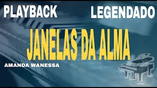 Playback  Janelas Da Alma Amanda Wanessa CoverComLegenda [upl. by Yanrahs]