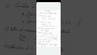 Huygens and Interference of light  Formulas of wave optics  formula chart  class 11 and 12 [upl. by Irreg962]