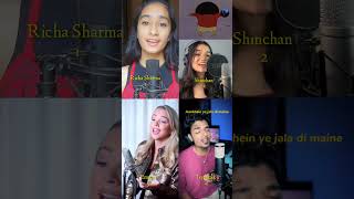 Aayi Nai Stree 2  Whos Best Cover By Richa Sharma vs Shinchan vs Emma vs Tejmuzik  Angel Raf [upl. by Terraj]