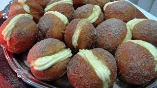 BOLAS DE BERLIM Sonhos de Padaria muito deliciosas e fáceis de fazer [upl. by Edveh339]