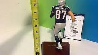 Rob Gronkowski quotGRONKquot 9quot Statue NFL Patriots Danbury Mint 2017 Release  Review 97 [upl. by Nylirret]