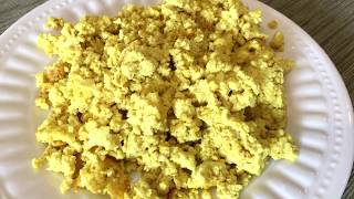 How to Make Scrambled Tofu  Vegan EggFree Scramble Recipe [upl. by Halian]