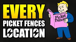 Where To Find All 6 Picket Fences in Fallout 4 [upl. by Anihsak111]