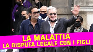 💌 Alain Delon la malattia la compagna la disputa legale con i figli e laccusa di omicidio [upl. by Eecram]