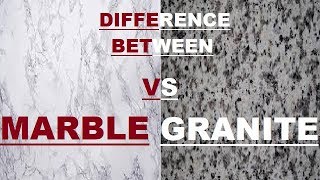 Difference Between Marble amp Granite Stone [upl. by Modeste352]