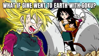 What If Gine Went To Earth With Goku  Dragon Ball Z [upl. by Seadon]