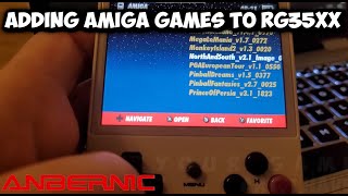 How to add Amiga games to RG35xx  Quick and easy [upl. by Yendyc542]