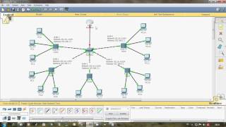 Configure VLAN on Router and Switch Manageable Cisco using Packet Tracer Simulator [upl. by Nohsad]