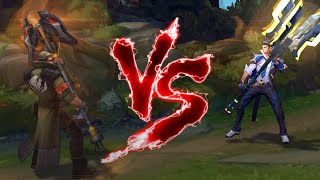 저항군 제이스 VS 전투사관학교 제이스 롤 스킨 비교 Resistance Jayce VS Battle Academia Jayce Skin [upl. by Lesiram]