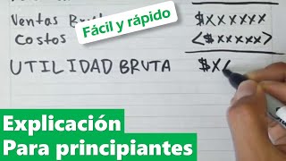 ESTADO DE RESULTADOS paso a paso FÁCIL Y RÁPIDO [upl. by Dygert]