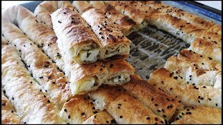 Kahvaltılara ve 5 Çayına En Kolay Börek Tarifi En Pratik Kahvaltı Böreği [upl. by Cyler]