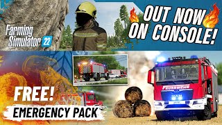 EMERGENCY PACK ON CONSOLE  FS22  NEW MODS Review Farming Simulator 22  PS5  9th Nov 2023 [upl. by Atiluj]