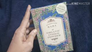 KAMA Organic Indigo powder  Hair colour  Review [upl. by Nnayelsel542]