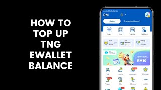 How To Top Up Money Or Reload Your Touch N Go eWallet Balance And Go Plus Using TNG eWallet App [upl. by Nylasor]