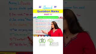 Using Speech Marks  Punctuating Direct Speech  EasyTeaching english writing punctuation speech [upl. by Rosella]