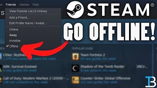 How To Appear Offline on Steam [upl. by Ellehsram]