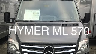 HYMER ML 570 RV Review  Wohnmobil Test 2018  Mercedes Benz [upl. by Suehtomit]