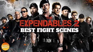 THE EXPENDABLES 2 2012 Best Fight Scenes  Sylvester Stallone Jason Statham Jet Li [upl. by Xyno]