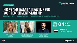 Webinar Hiring and Talent Attraction for your Recruitment StartUp [upl. by Akemihs124]