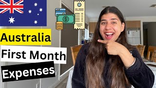 First Month Expenses in Australia as an internationalstudents austrailavisa Australia Study Visa [upl. by Melanie]