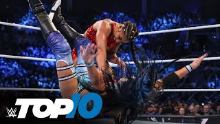 Top 10 Friday Night SmackDown moments WWE Top 10 Aug 23 2024 [upl. by Reviere]