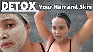 Detox HAIR and skin  BENEFITS of using bentonite clay  South African Youtuber [upl. by Shaner]