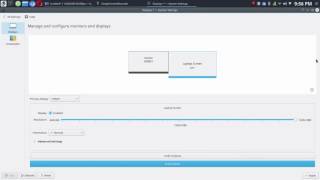 KDE Semi Dual Monitor Settings amp Example [upl. by Comethuauc]
