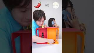 Banana Vs Chili Sauce Eating Challenge 😅 foodchallenge lovehumanity shortvideo [upl. by Seugirdor]