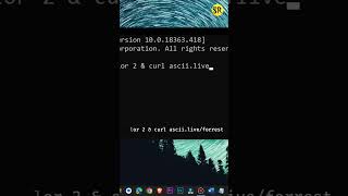 Man running in CMD  Cool Command Prompt Trick  CMD Hack shorts youtubeshorts viral [upl. by Jerrylee]