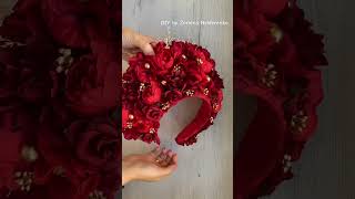 Ukrainian flowers crown 💙💛 diy flowercrown craftideas handmade tutorial вінок україна [upl. by Idnahr]