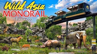 Zoo Tours Wild Asia Monorail  Bronx Zoo POV [upl. by Etty285]