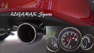 NDロードスター HKS LEGAMAX Sports 近接排気音比較 [upl. by Ainotal]