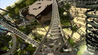 60fps Test Storm Valley  Elmwood Lake Adventure Park  NoLimits 2 [upl. by Jolanta]