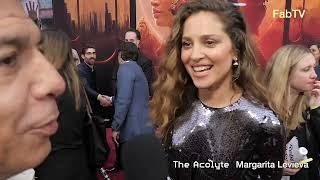 Margarita Levieva arrives at quotThe Acolytequot Launch Event Takes Hollywood [upl. by Dibru643]