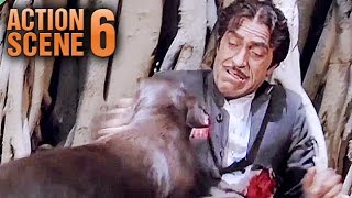 Moti Dog KILLS Amrish Puri  Teri Meherbaniyan  Jackie Shroff  Action Scene 6 of 6  HD [upl. by Zacherie955]