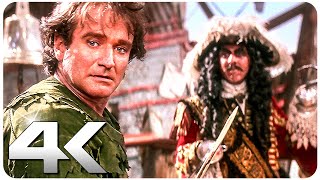 PETER PAN Vs HOOK Best Fight Scenes 4K ᴴᴰ [upl. by Dressler130]