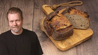 The best Jewish Sourdough Rye Bread Recipe  Foodgeek Baking [upl. by Bren]