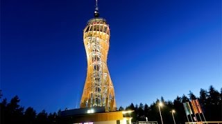 Pyramidenkogel The wooden tower worlds tallest in Carinthia Austria [upl. by Tadio]