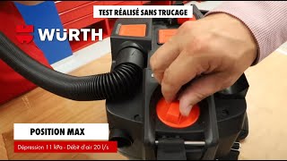 Aspirateur à batterie MCube®  Würth  Petit mais costaud [upl. by Ttesil]