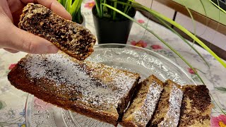 La prepari in 5 minuti questa TORTA senza OLIO senza BURRO e LATTE 😋e con la FARINA integrale [upl. by Neffirg]