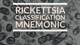 Rickettsia Classification mnemonic  Microbiology [upl. by Suinuj]