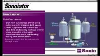 High Pressure Homogenizers by Sonic Corporation [upl. by Seiuqram758]