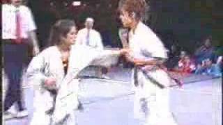 1995 FULL CONTACT KARATE TOURNAMENT PT ll WOMENS DIVISION [upl. by Kronfeld]