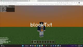 How to use blockTxt and blockImg in MineKhan Alpha 105 [upl. by Oremodlab81]