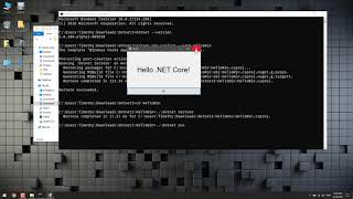 Create Windows Forms WinForm Application using NET Core [upl. by Nahgeem786]