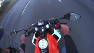 Honda cb 190 r Argentina Test  Top speed [upl. by Eudo]