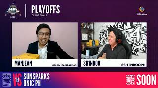 MPL Season 5 Grand Finals Sunsparks Vs Onic PH Cyclone Eye Wise [upl. by Nimesh]