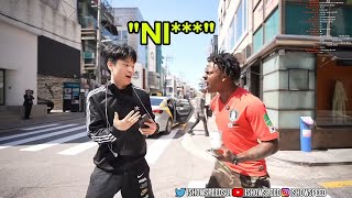 iShowSpeed Gets called The N Word In South Korea 😂 [upl. by Eidnalem24]